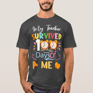 Mijn leraar overleefde 100 dagen van mijn grappige t-shirt