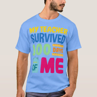 Mijn leraar overleefde 100 dagen van mijn grappige t-shirt