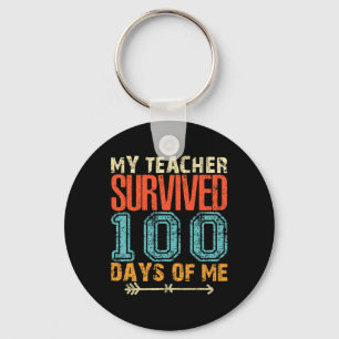 Mijn leraar overleefde 100 Days of Me Fun 100 Scho Sleutelhanger