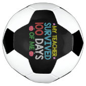 Mijn leraar overleefde de 100ste dag van mijn scho voetbal (Gedraaid)