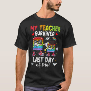 Mijn leraar overleven vorige dag mijn verloofde vo t-shirt