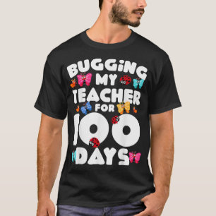 Mijn leraar voor 100 dagen van de schoolgrappige S T-shirt