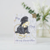 Mijn lerarenplan briefkaart (Staand voorkant)