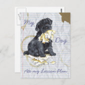 Mijn lerarenplan briefkaart (Voorkant / Achterkant)