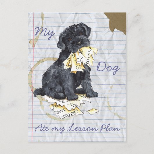 Mijn lerarenplan briefkaart (Voorkant)