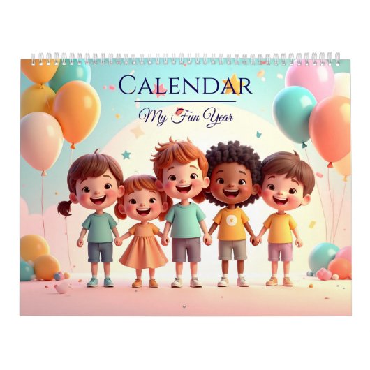 Mijn Leuk Jaar” kinderkalender Kalender (Hoes)