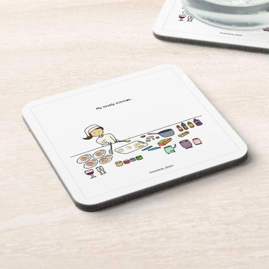 Mijn leuke keuken Onderzetters (Linkerzijde)