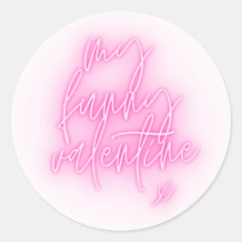 Mijn leuke Valentijn ronde Sticker