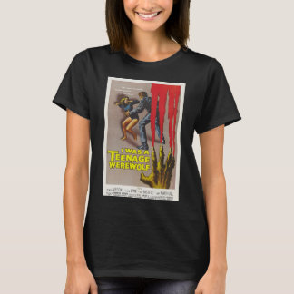 "Mijn leven als een Teenage Weerwolf" Horror Film  T-shirt