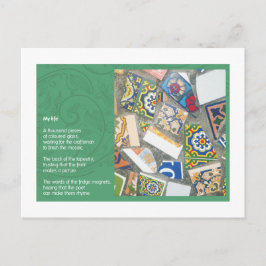 Mijn leven briefkaart