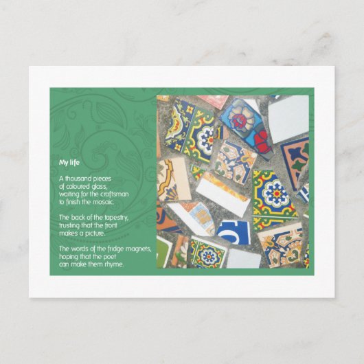 Mijn leven briefkaart (Voorkant)
