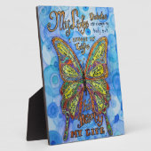 Mijn leven Diabetes Inspirerend gedicht Plaque Fotoplaat (Zijkant)