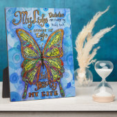 Mijn leven Diabetes Inspirerend gedicht Plaque Fotoplaat (Zijkant)