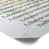 Mijn leven Diabetes Inspirerend gedicht Poster (Hoek)