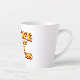 Mijn leven geregisseerd door foute beslissingen fi latte mok