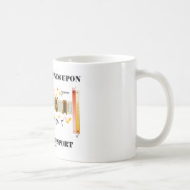 Mijn leven hangt af van actief vervoer (Humor) Koffiemok