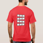 Mijn leven in Afbeeldingen T-shirt (Achterkant)