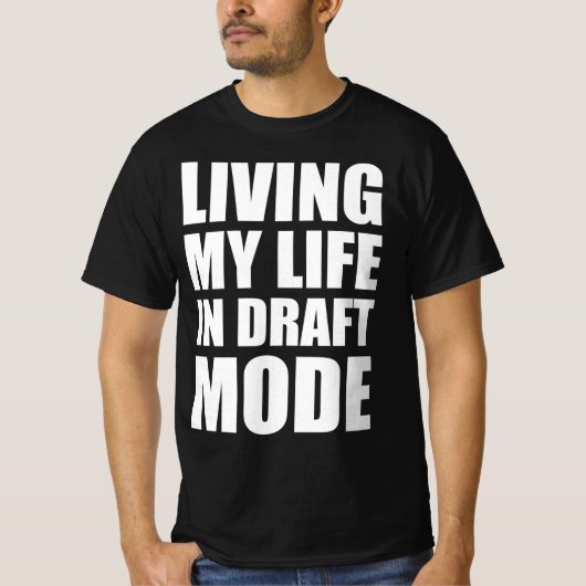 Mijn leven in concept t-shirt (Voorkant)