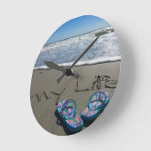 Mijn leven in Teenslippers wandklok (Hoek)