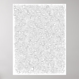 Mijn leven in weken. Levenskalender. 80 jaar. Poster