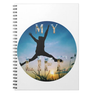 Mijn Leven – Inspirerende Natuur Design Spiraal Fo Notitieboek