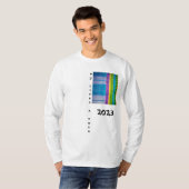 Mijn leven is een gedicht 2023 kleuren T-Shirt (Voorkant volledig)
