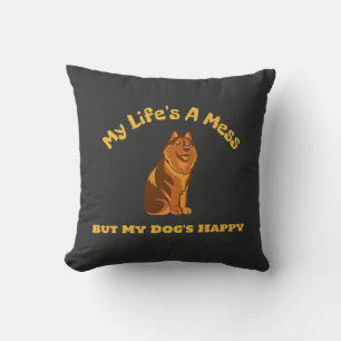 Mijn leven is een puinhoop, maar mijn hond is gelu kussen