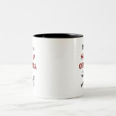 Mijn leven is een Soap Opera Starr Tweekleurige Koffiemok (Center)