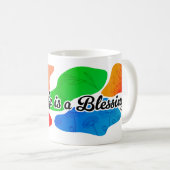 Mijn leven is een zegen koffiemok (Voorkant rechts)