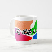 Mijn leven is een zegen koffiemok (Voorkant links)