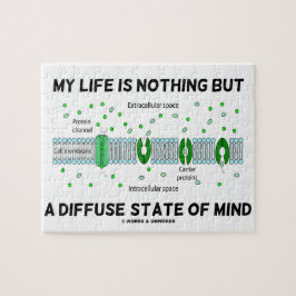 Mijn leven is niets anders dan een verwarde staat  legpuzzel