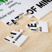 Mijn leven is niets anders dan een verwarde staat  legpuzzel (Zijkant)