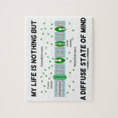 Mijn leven is niets anders dan een verwarde staat  legpuzzel (Verticaal)