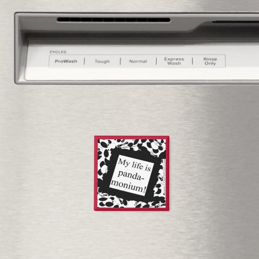 Mijn leven is panda-monium magneet (Insitu (Vaatwasser))