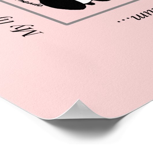 Mijn leven is panda-monium poster (Hoek)