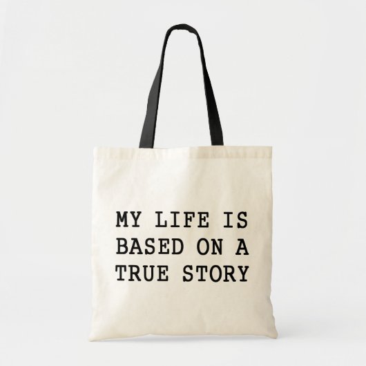 Mijn leven is waar tote bag (Voorkant)