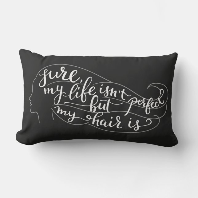 Mijn leven is zeker niet perfect, maar mijn haar i kussen (Voorkant)