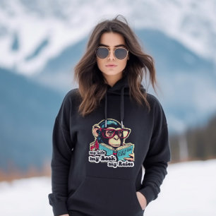 Mijn leven Mijn boek Mijn regels Grappig sarcastis Hoodie