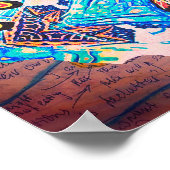 Mijn leven, mijn keuze. Prinses-achtige vrouw & Fr Poster (Hoek)