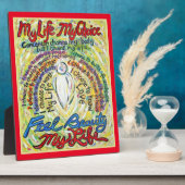 Mijn leven, mijn keuze White Angel Schilderend Pla Fotoplaat (Zijkant)