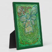 Mijn leven, mijn keuzevrijheid Groene Engel Schild Fotoplaat (Zijkant)