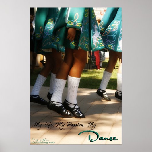Mijn leven, mijn passie, mijn dansdruk poster (Voorkant)