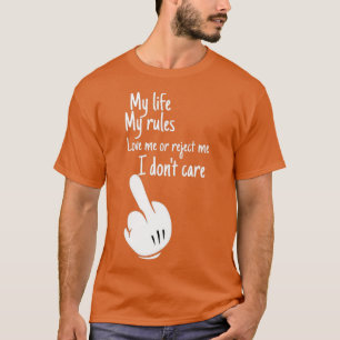 Mijn leven mijn regels 1 t-shirt