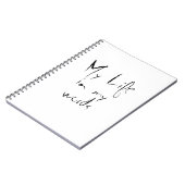 Mijn leven notitieboek (Linkerzijde)