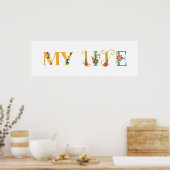 Mijn leven poster (Keuken)