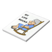 MIJN LEVEN ROCKS NOTITIEBLOK (Linkerzijde)