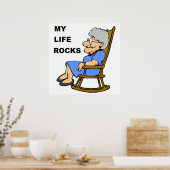 MIJN LEVEN ROCKS POSTER (Keuken)