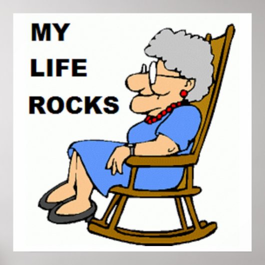 MIJN LEVEN ROCKS POSTER (Voorkant)