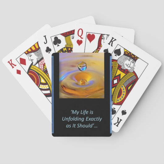 Mijn leven —" serie — Play Cards Speelkaarten (Achterkant)