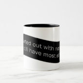 Mijn leven tweekleurige koffiemok (Center)